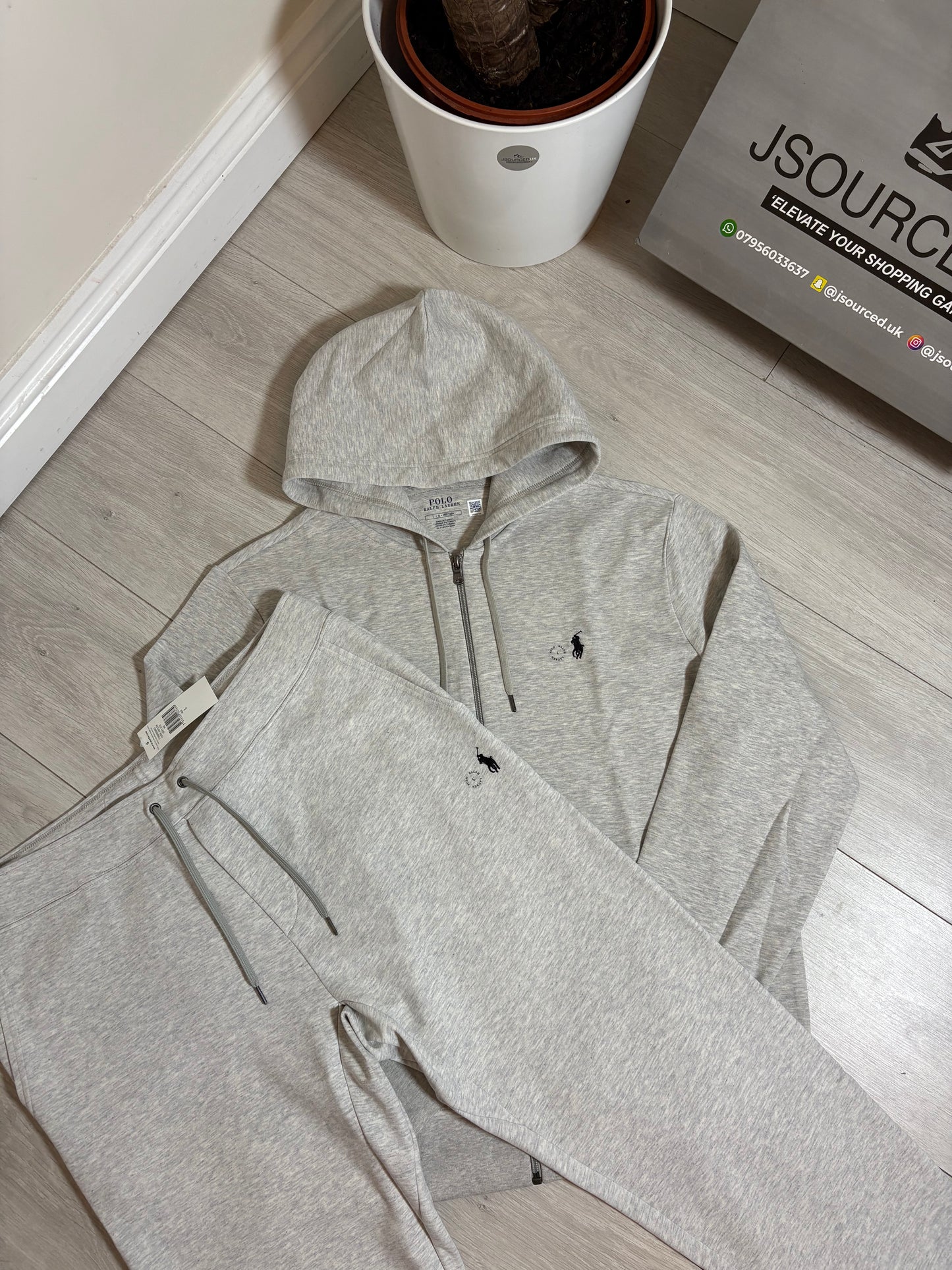 POLO RALPH LAUREN TRACKSUIT - GREY
