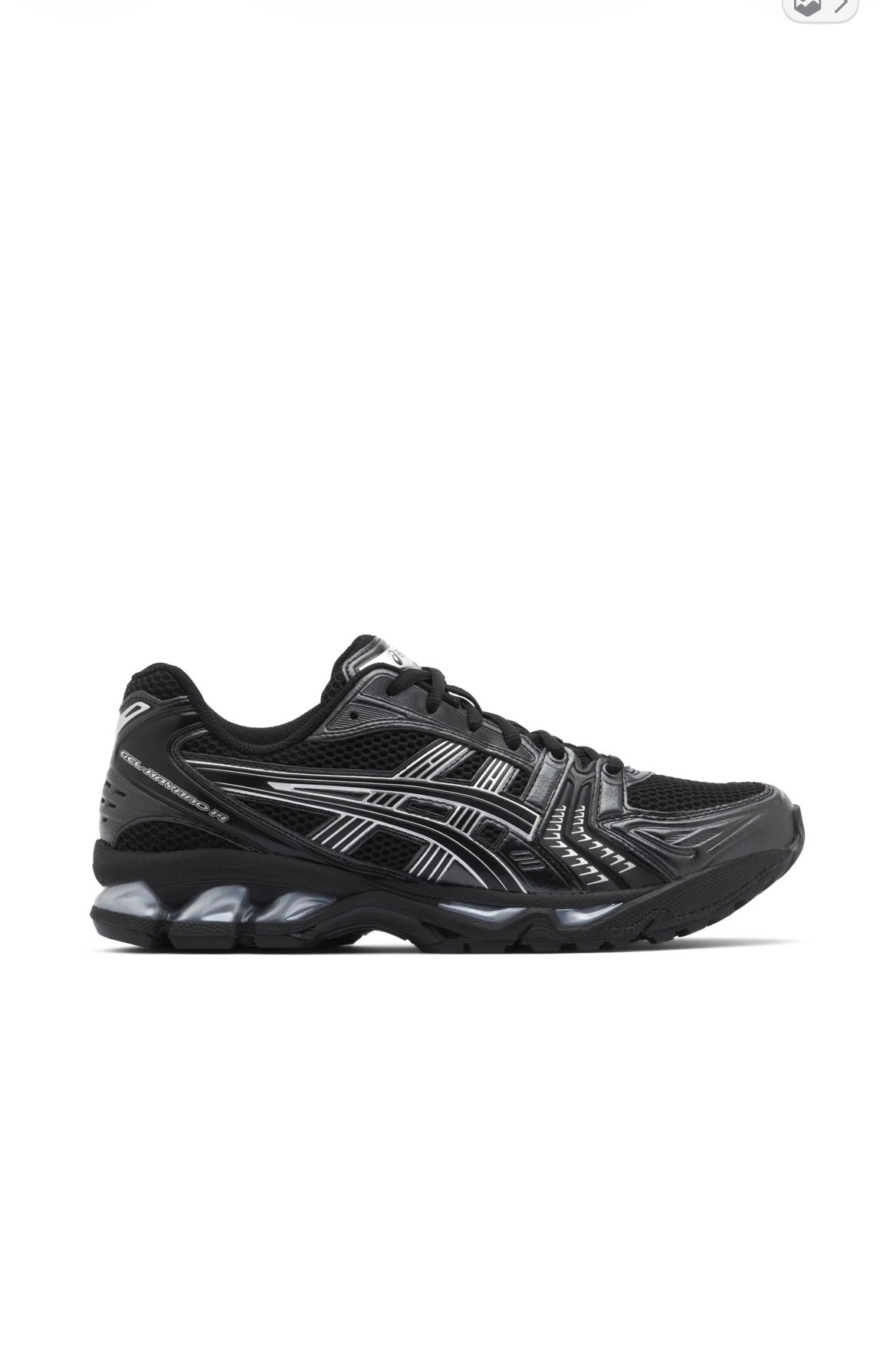 ASICS GEL-KAYANO 14 BLACK PURE SILVER