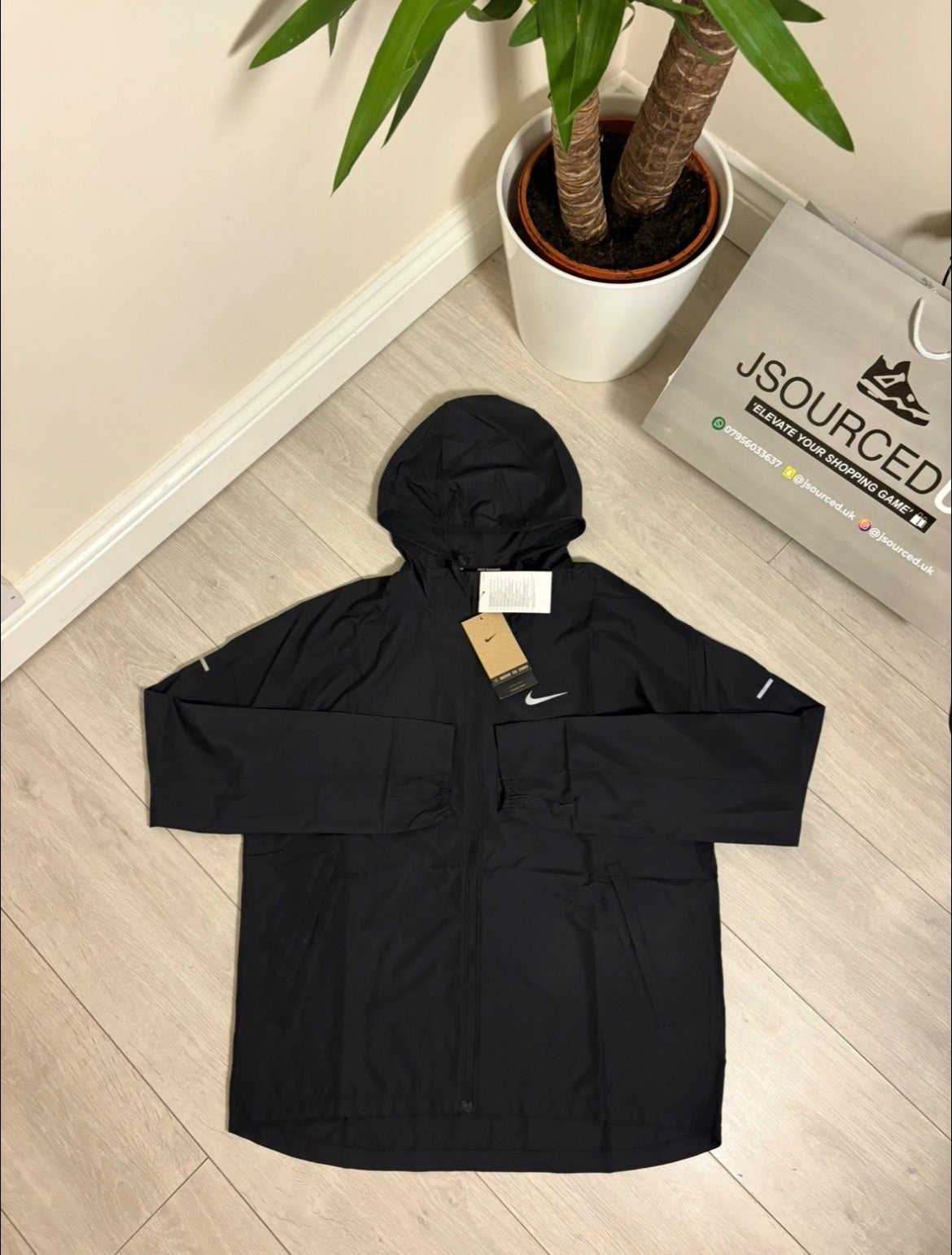 Nike Miler Repel Jacket Black - Black