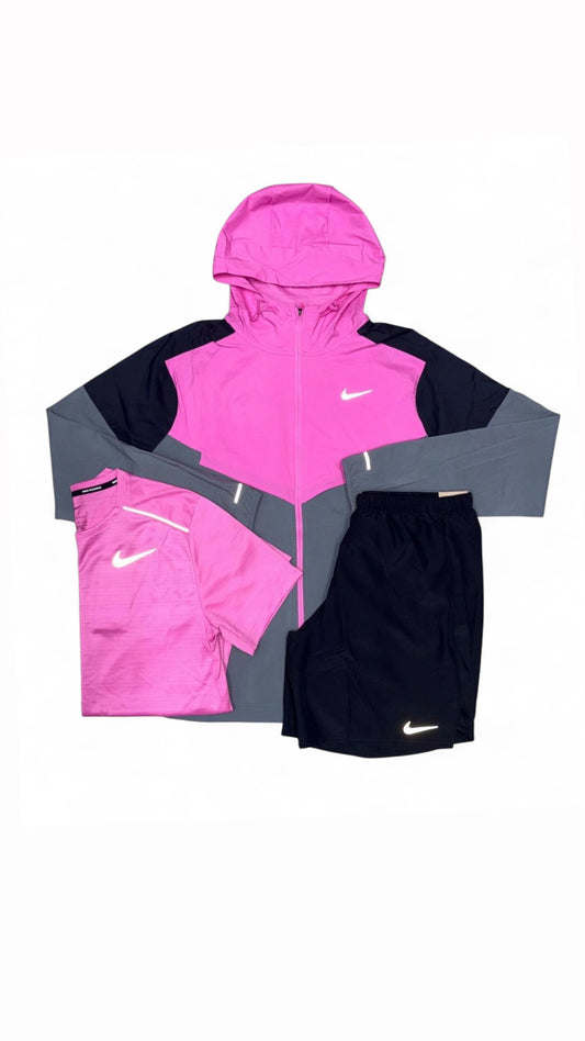 NIKE MILER WINDRUNNER REPEL SET - PINK
