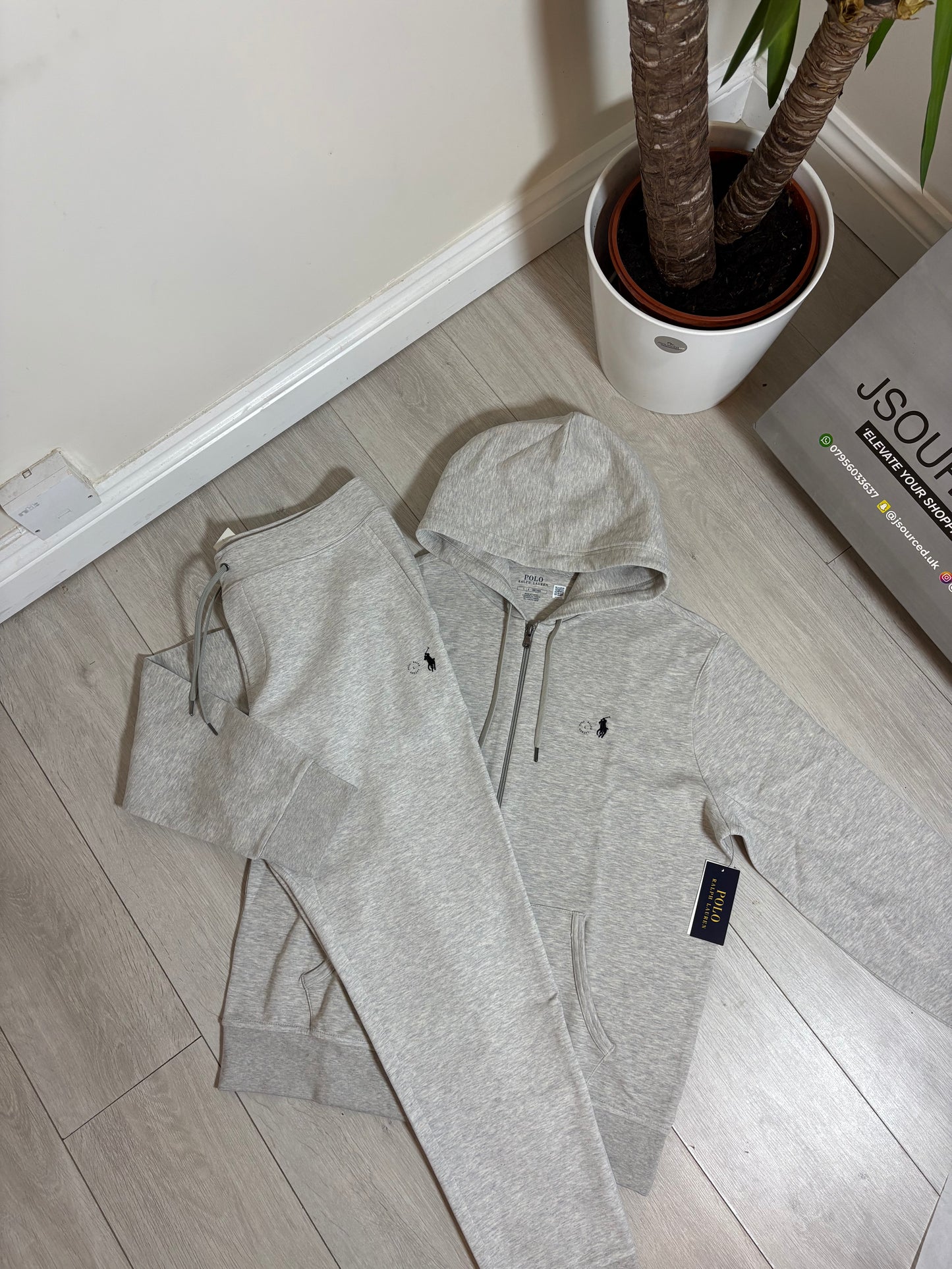 POLO RALPH LAUREN TRACKSUIT - GREY