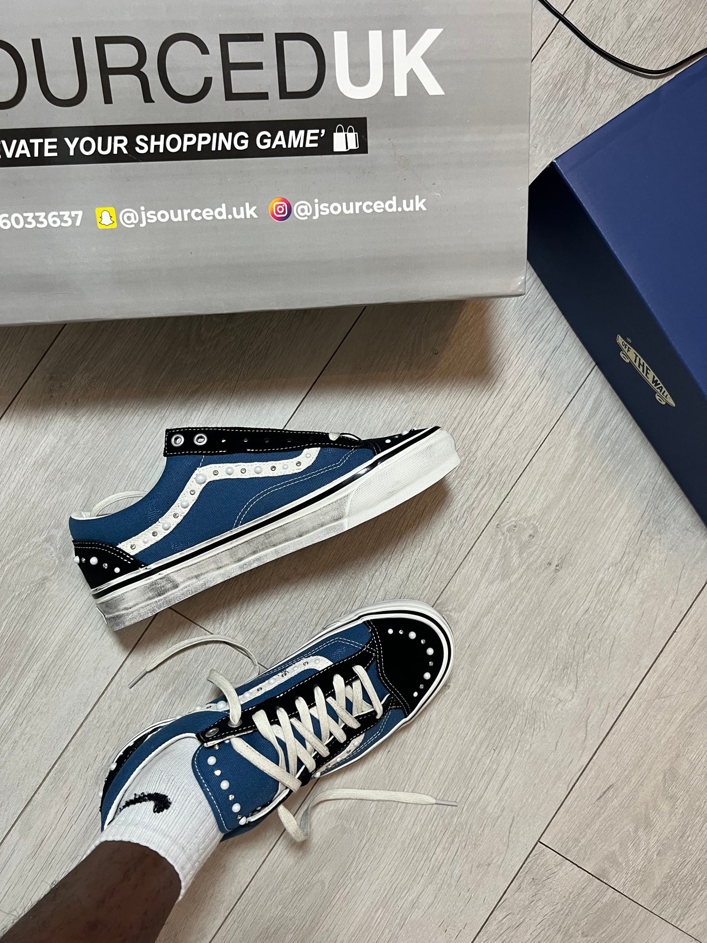 VANS LX OLD SKOOL 36 PEARLIZED PACK BLACK NAVY