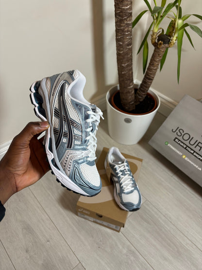 ASICS GEL-KAYANO 14 WHITE FJORD GREY