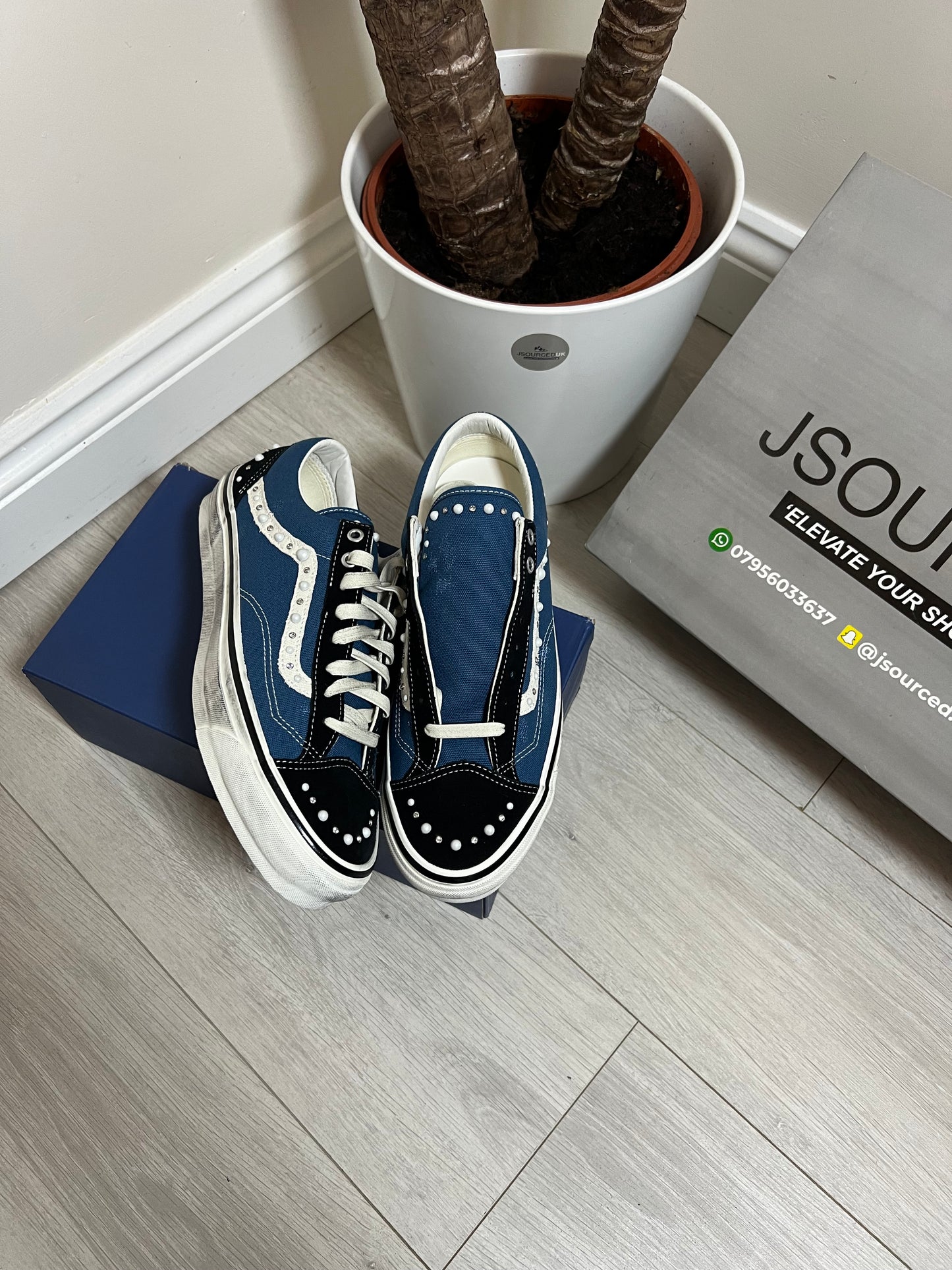 VANS LX OLD SKOOL 36 PEARLIZED PACK BLACK NAVY