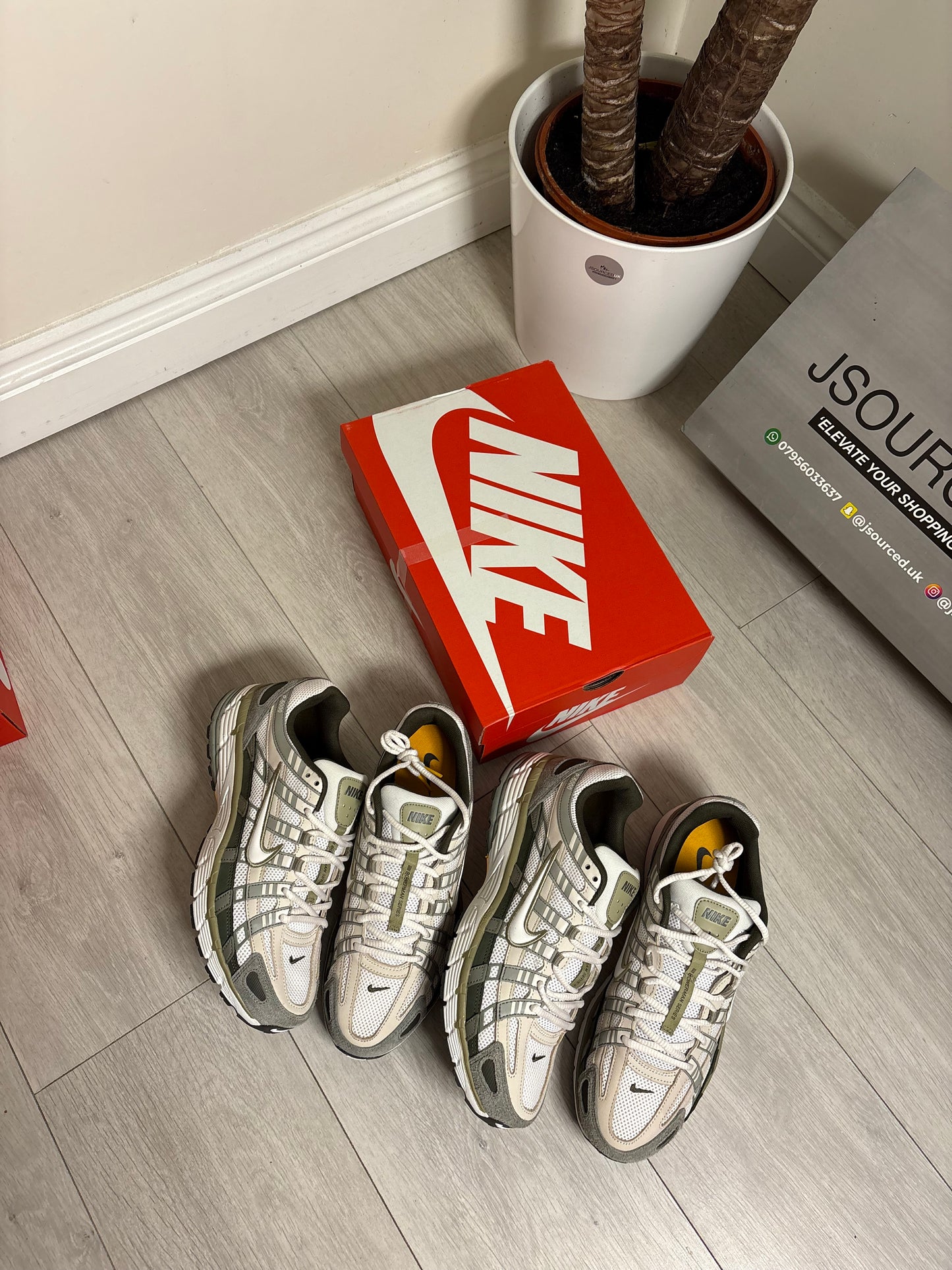 NIKE P-6000 Light Army Cargo Khaki
