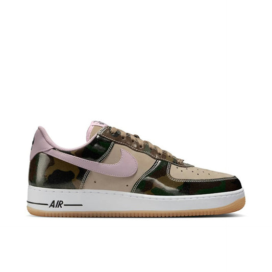 NIKE AIR FORCE 1 LOW '07 LV8 PATENT CAMO PINK