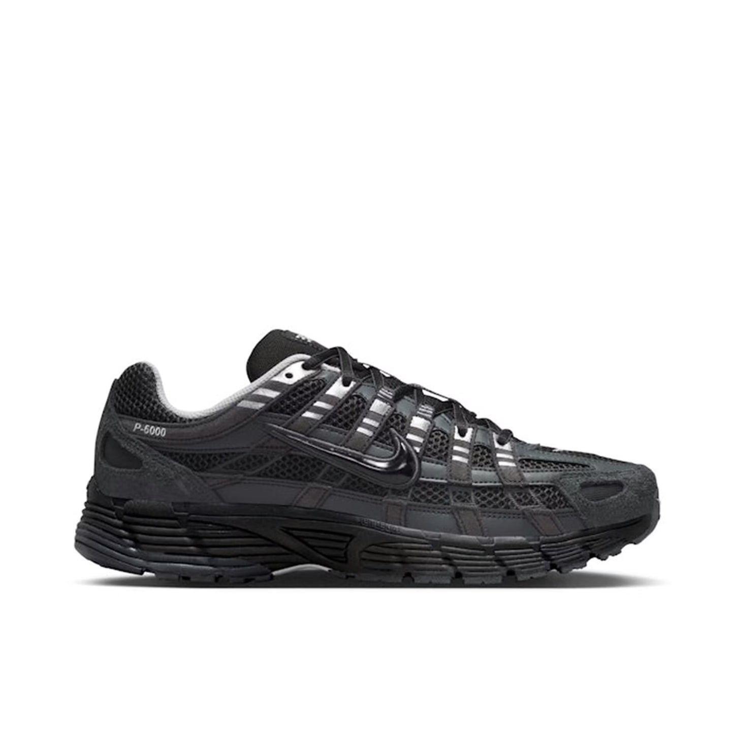 NIKE P-6000 SUEDE ANTHRACITE METALLIC SILVER