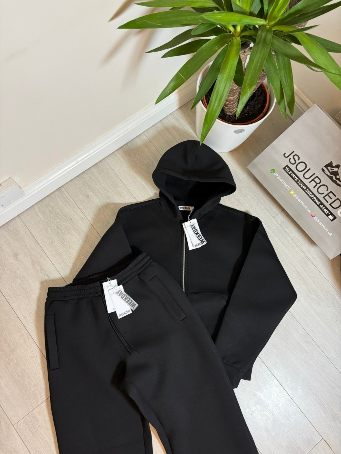 Weekday Scuba Tracksuit - Black