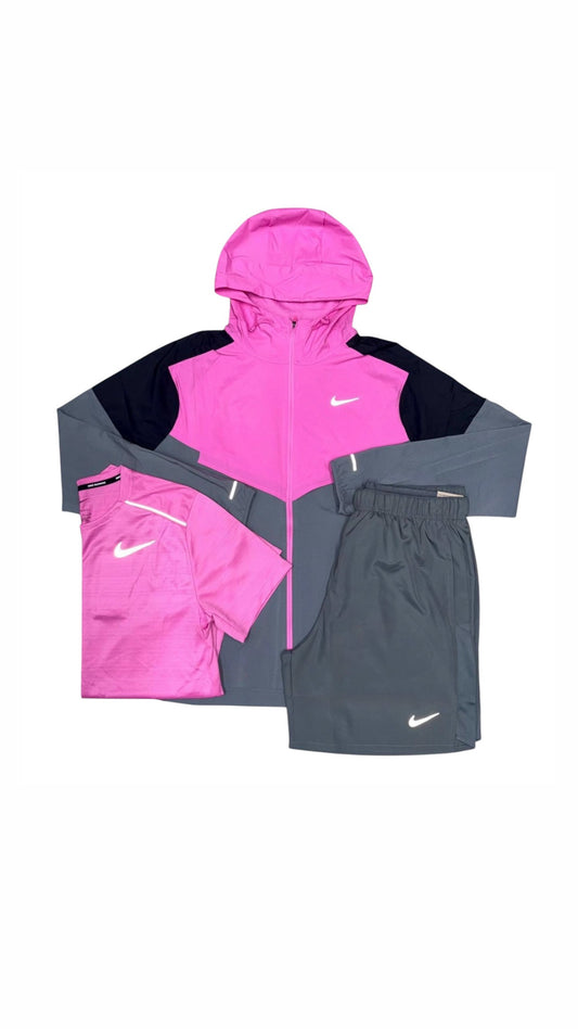 NIKE MILER WINDRUNNER REPEL SET - PINK