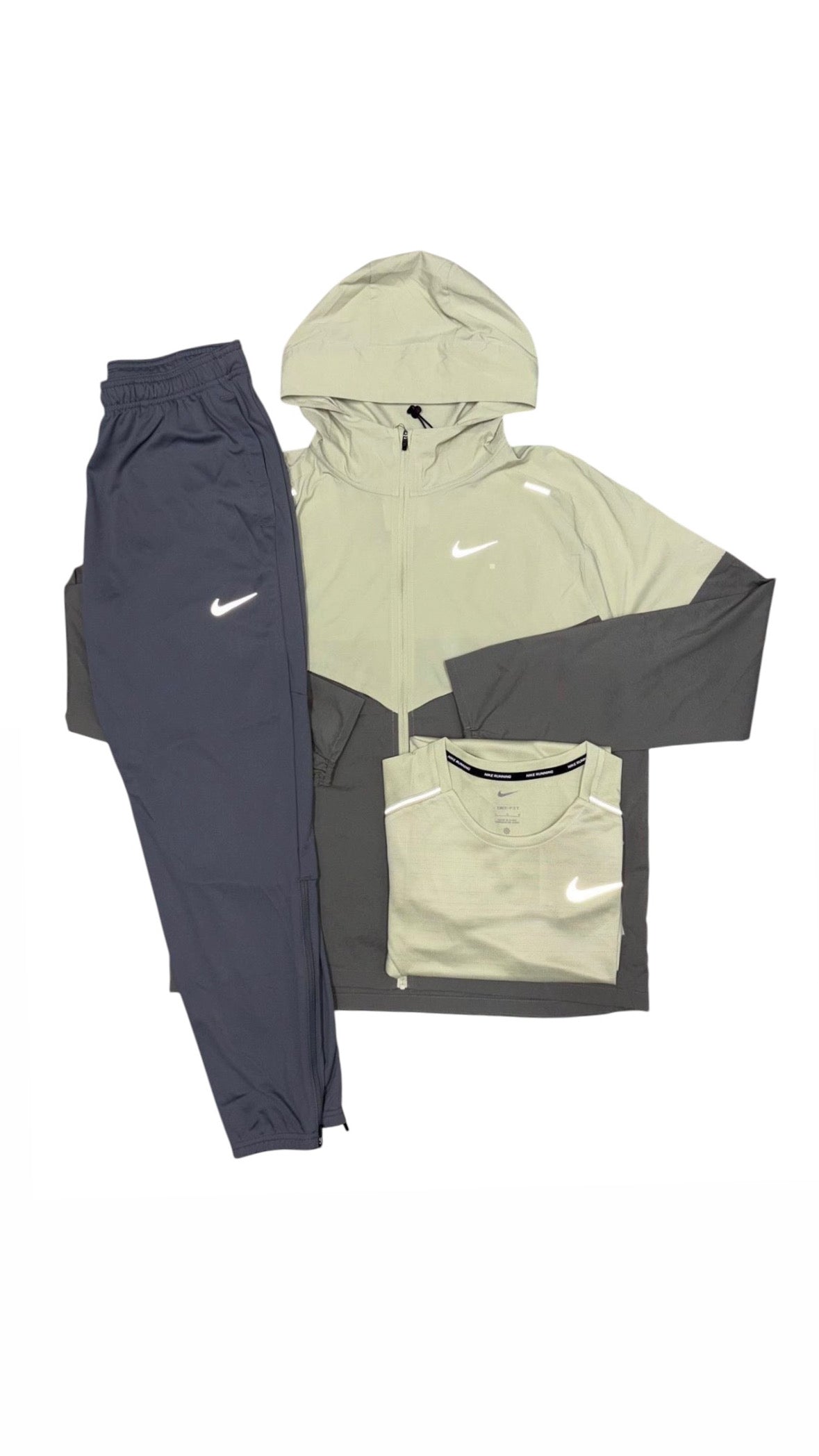 NIKE OLIVE WINDRUNNER 3 PIECE SET (PANTS)