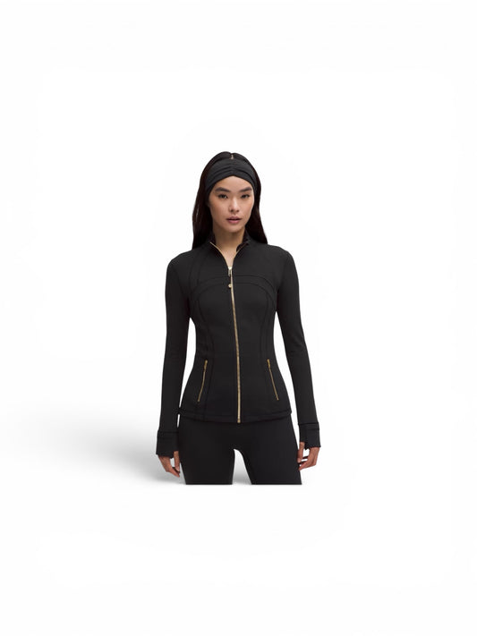 LULULEMON DEFINED JACKET NULU - BLACK GOLD