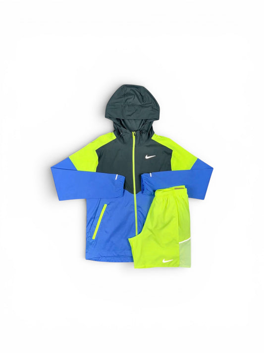 NIKE MILER REPEL 3 PIECE SET - ROYAL PULSE & VOLT ICE
