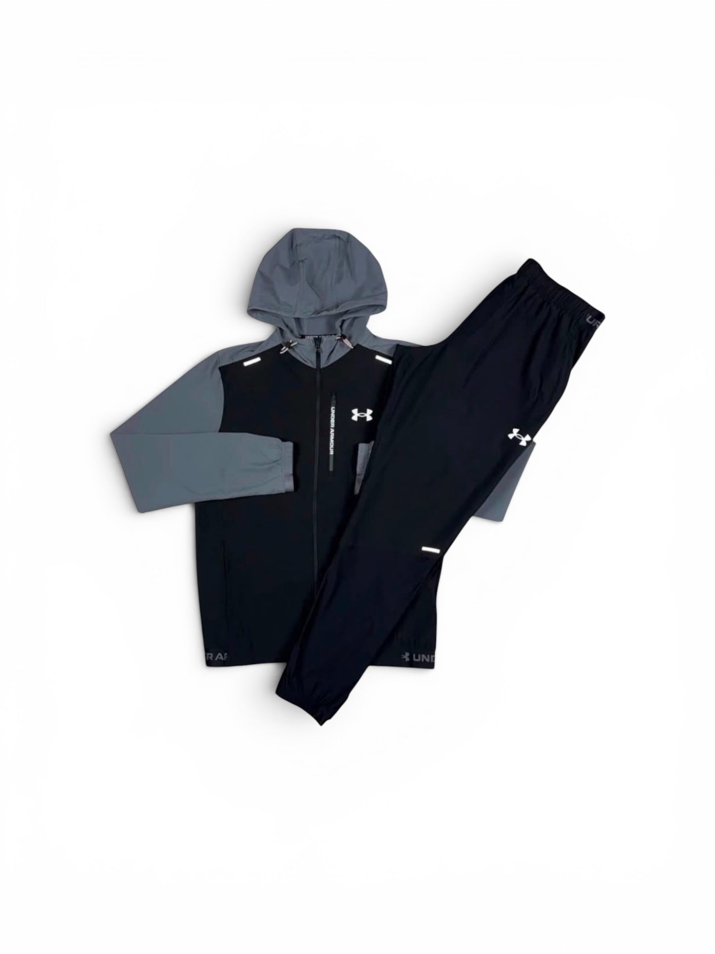 NEW UNDER ARMOUR TRACKSUIT - BLACK/GREY