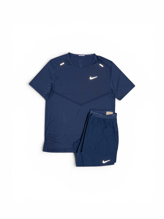 NIKE DRI FIT RISE 365 FLEX SET - NAVY