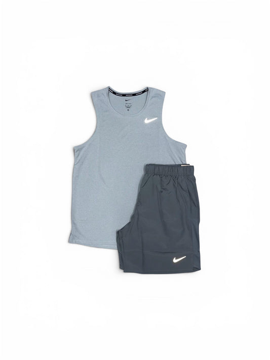 NIKE MILER REPEL VEST SET - GREY