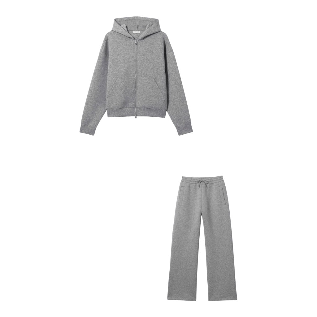 Weekday Scuba Tracksuit - Grey Melange